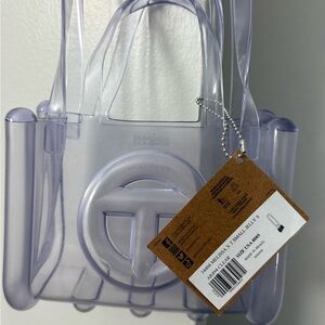 Telfar Clear Mini Bag with Geometric Design NEW WITH TAGS!! Best offer!